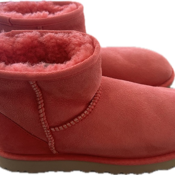 NEW Ugg Classic Mini II Boot Punch Pink 1016222 Women’s Size 6 Suede - Picture 9 of 9
